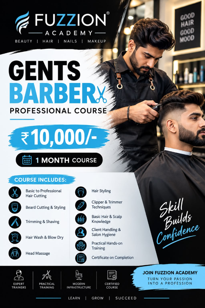 Gents Barber Government Professional Course